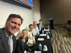 Selfie of conference panel